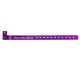 a purple holographic event bands