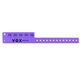 a purple durable snap wristband