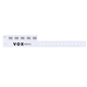 a white durable snap wristband