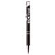 aerial view a black ali ballpoint click pen, image 1 of 3