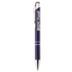 aerial view a blue pms286 ali ballpoint click pen, image 1 of 4