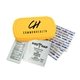 aerial view a yellow compact first aid kit, image 1 of 3