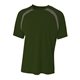 A4 Boys Spartan Short Sleeve Color Block Crew Neck T - Shirt