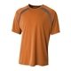 A4 Mens Spartan Short Sleeve Color Block Crew Neck T - Shirt