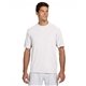 A4 Short - Sleeve Cooling Performance Crew - WHITE