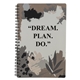 Abstract 8-1/4 X 5-1/2 Notebook