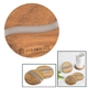 Acacia Wood Resin Coaster