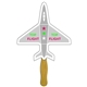 Airplane Fast Hand Fan (1 Side) - Paper Products