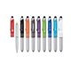 All - In - One Ballpoint Pen, Stylus Led Light In Black, Blue, Or Red