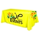All Over Dye Sub Table Cover - Flat Poly 4- Sided, Fits 8 Table
