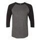 American Apparel - 50/50 Three - Quarter Sleeve Raglan T - shirt - COLORS
