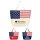 american flag non - woven tote bag