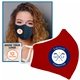 Anti - Microbial Woven Fabric Face Mask - Adult