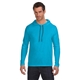 Anvil Adult Lightweight Long - Sleeve Hooded T - Shirt