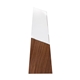 Archer Crystal Polygon With Wood Base