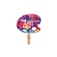 artist pallet hand fan - paper products