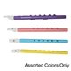 Assorted Color Plastic Flutes