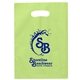 Frosted Plastic Flexo Ink Multi Color Die Cut Aster Handle Bag 9.5 X 14