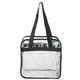 Athina Clear Stadium Tote Bag With Zipper