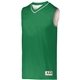 augusta sportswear youth reversible two - color sleeveless jersey
