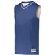 augusta sportswear youth reversible two - color sleeveless jersey