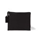 Avery Large Cotton Zippered Pouch - Black