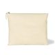 Avery Large Cotton Zippered Pouch - Natural