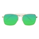 Aviator Sunglasses With rPET Microfiber Sunglass Pouch