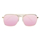 Aviator Sunglasses With rPET Microfiber Sunglass Pouch