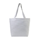 aware(tm) recycled cotton shopper tote bag with interior zip pocket