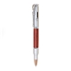 Balckpen Bullet - shaped Twist - Action Chrome Ballpoint pen w / wood barrel, rifle clip