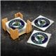 Bamboo Coaster Set