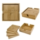 Bamboo Coaster Set