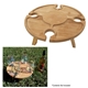 Bamboo Portable Wine Cheese Table