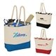 Barcelona Canvas Jute Tote