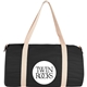 barrel 18 5 oz cotton canvas duffle bag