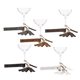 Barrique Leather Wine Glass Charms (Set of 6)