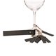 Barrique Leather Wine Glass Charms (Set of 6)