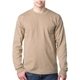 Bayside Adult 6.1 oz, 100 Cotton Long Sleeve Pocket T - Shirt - COLORS