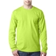 Bayside Adult 6.1 oz, 100 Cotton Long Sleeve Pocket T - Shirt