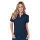 Bayside Ladies USA Made Johnny Collar Polo