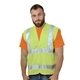 bayside unisex usa made class 2 ansi high vis economy safety vest
