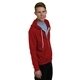 Bayside Unisex USA Made Full - Zip Lightweight Hooded Sweatshirt