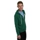 Bayside Unisex USA Made Full - Zip Lightweight Hooded Sweatshirt