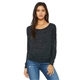 BELLA + CANVAS Flowy Long - Sleeve Off Shoulder T - Shirt - 8850
