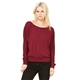 BELLA + CANVAS Flowy Long - Sleeve Off Shoulder T - Shirt - 8850