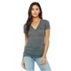 BELLA + CANVAS Jersey Short - Sleeve Deep V - Neck T - Shirt - 6035 - MARBLES