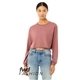 Bella + Canvas Ladies Cropped Long - Sleeve T - Shirt