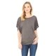 Bella + Canvas Ladies Flowy Draped Sleeve Dolman T - Shirt - COLORS