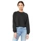 bella + canvas ladies raglan pullover fleece